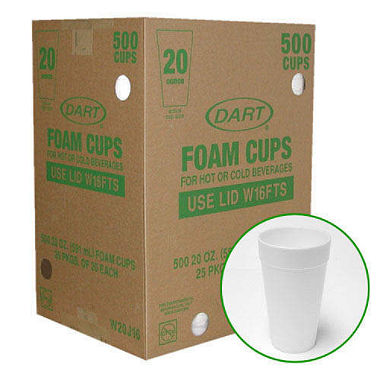 Foam Cups 500/20oz nq